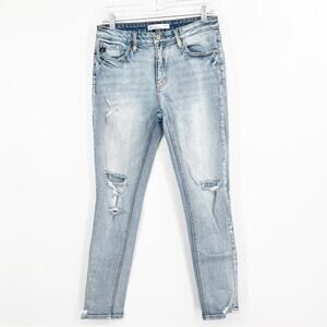 KanCan Vintage High Rise Medium Tint Boyfriend Jeans